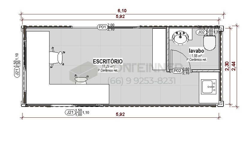 Container 6m